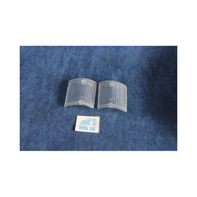 128 SEDAN-RALLY  PAIR LENSES FOR FRONT LIGHTS   NUOVA BELLU'