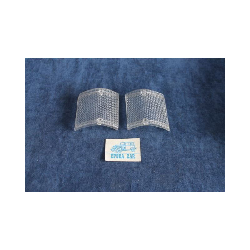 128 SEDAN-RALLY  PAIR LENSES FOR FRONT LIGHT   CATALUX