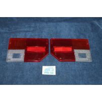 128 u.t.  COPPIA PLASTICHE PER FANALINI POST. CON RETRO   SIEM