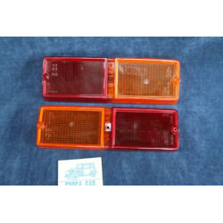 128 SEDAN 1°S  PAIR REAR LENSES   STARS