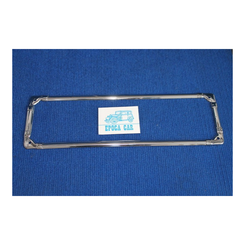 CORNICE TARGA INOX ANTERIORE (SPECIFICARE MISURE TARGA)