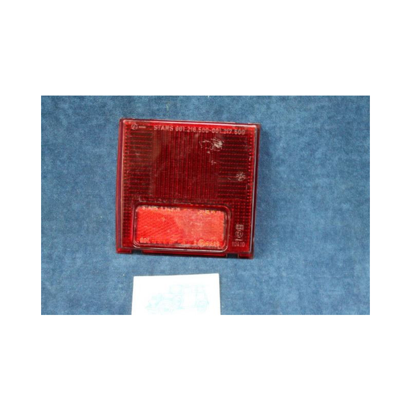 124 COUPE' 3°S CC  RED LENS FOR REAR LEFT LIGHT   STARS
