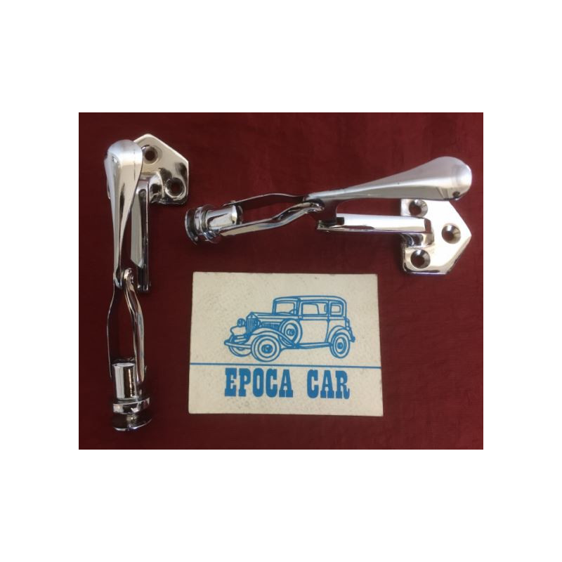 CLOSER HANDLE INSIDE BRASS CHROME PAIR