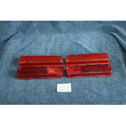 124 SPORT COUPE' 2°S BC  SET COMPLETO (4 PZ) PLASTICHE PER FANALINI POST.   STARS