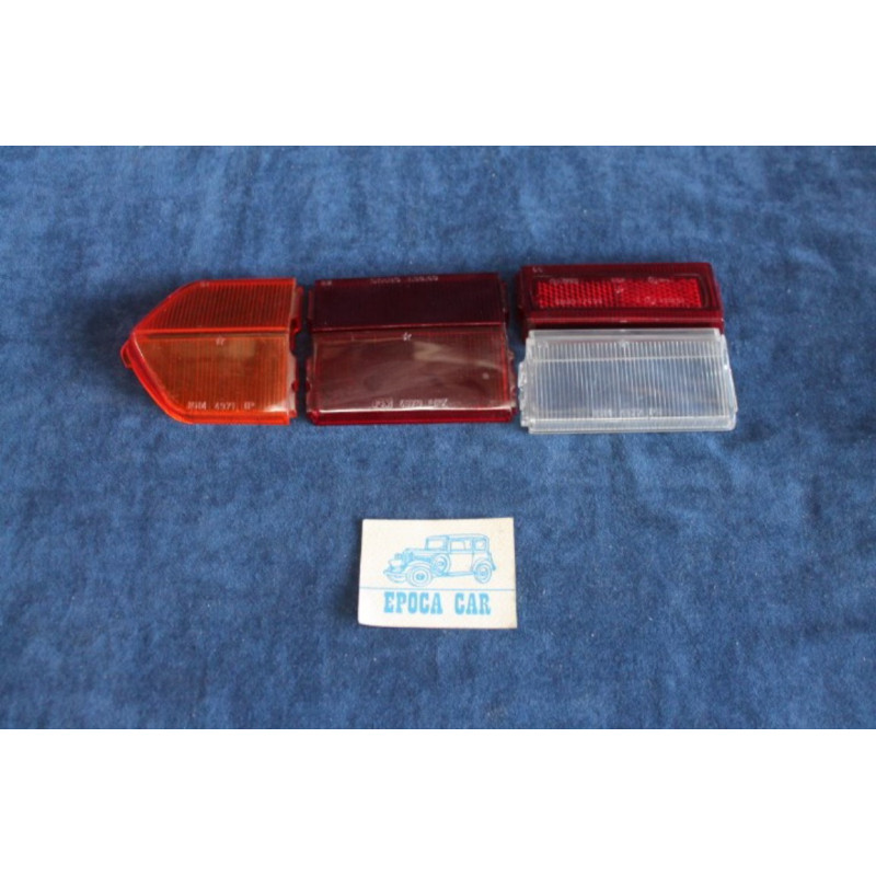 124 COUPE' 1°S  SET COMPLETO (4 PZ) PLASTICHE PER FANALINO POST. SX   STARS