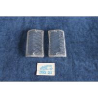 124 SPECIALSPECIAL T '71  COPPIA PLASTICHE TRASPARENTI PER FANALINI ANT. STARS