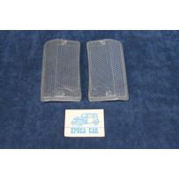 124 SPECIALSPECIAL T '71  PAIR CLEARS LENSES FOR FRONT LIGHTS   ARIC