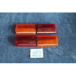 124 BERLINA 1°S  SET COMPLETO (4 PZ) PLASTICHE PER FANALINI POST.   CATALUX