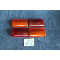 124 BERLINA 1°S  SET COMPLETO (4 PZ) PLASTICHE PER FANALINI POST.   CATALUX