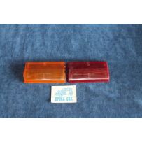124 SEDAN 1°S  PAIR LENSES FOR REAR LIGHT    ARIC