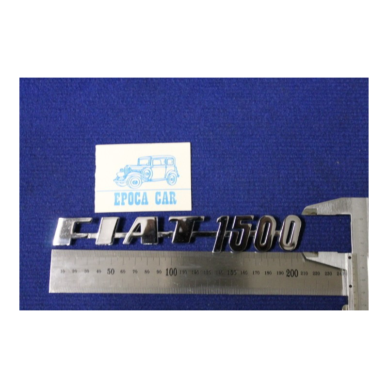 FIAT 1500 METALLO CROMATO   INCLINATA  TIPO IN RILIEVO