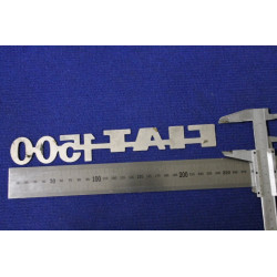 FIAT 1500  METAL CHROME  FLAT TYPE