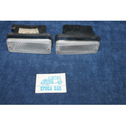 850 SPORT COUPE'  PAIR CLEAR FRONT LIGHTS WITH CAPS   ALTISSIMO