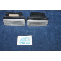 850 SPORT COUPE'  PAIR CLEAR FRONT LIGHTS WITH CAPS   ALTISSIMO