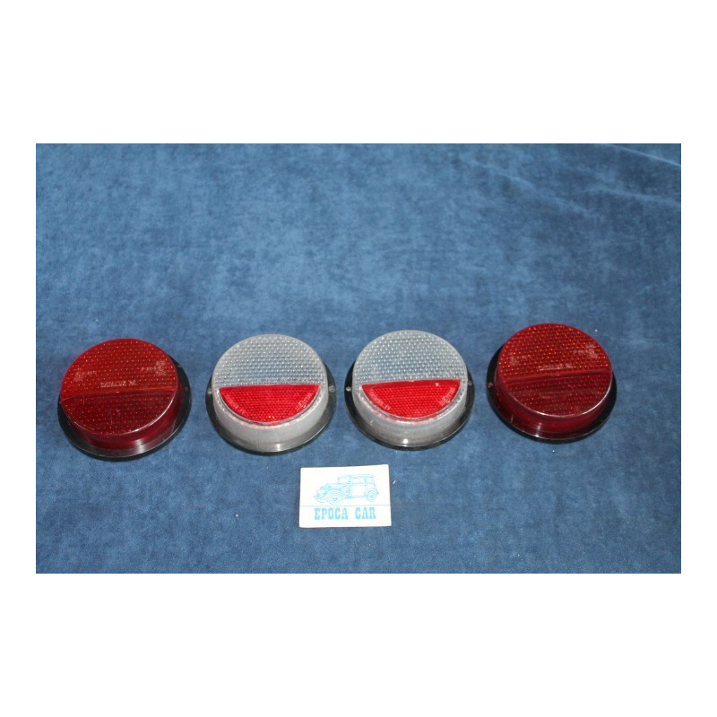 850 SPORT COUPE'  COMPLETE SET (4 PIECES) LENSES FOR REAR LIGHTS   CATALUX