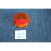 128 RALLY  ORANGE  RED LENS FOR REAR LIGHT (WITH ONLY ONE LAMP HOLDER) U.S.A. VERSION   STARS