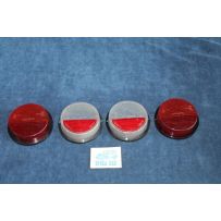 128 RALLY  COMPLETE SET (4 PIECES) LENSES FOR REAR LIGHTS   CATALUX