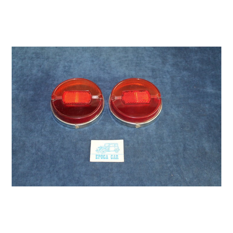 850 COUPE' 1°S  COPPIA PLASTICHE PER FANALINI POST (SENZA MARCA)