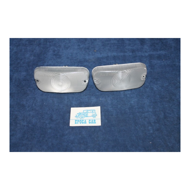 1500 C  COPPIA FANALINI ANT. TRASPARENTI CON PORTALAMPADA  BELLU'