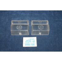 COPPIA PLASTICHE PER FANALINI ANT.   BELLU'