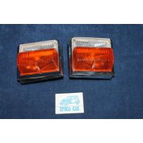 COPPIA FANALINI ANT. BICOLORI (MERCATO ESTERO)   ALTISSIMO