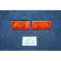 124 SEDAN 1°S  PAIR ORANGE FRONT LIGHTS   STARS
