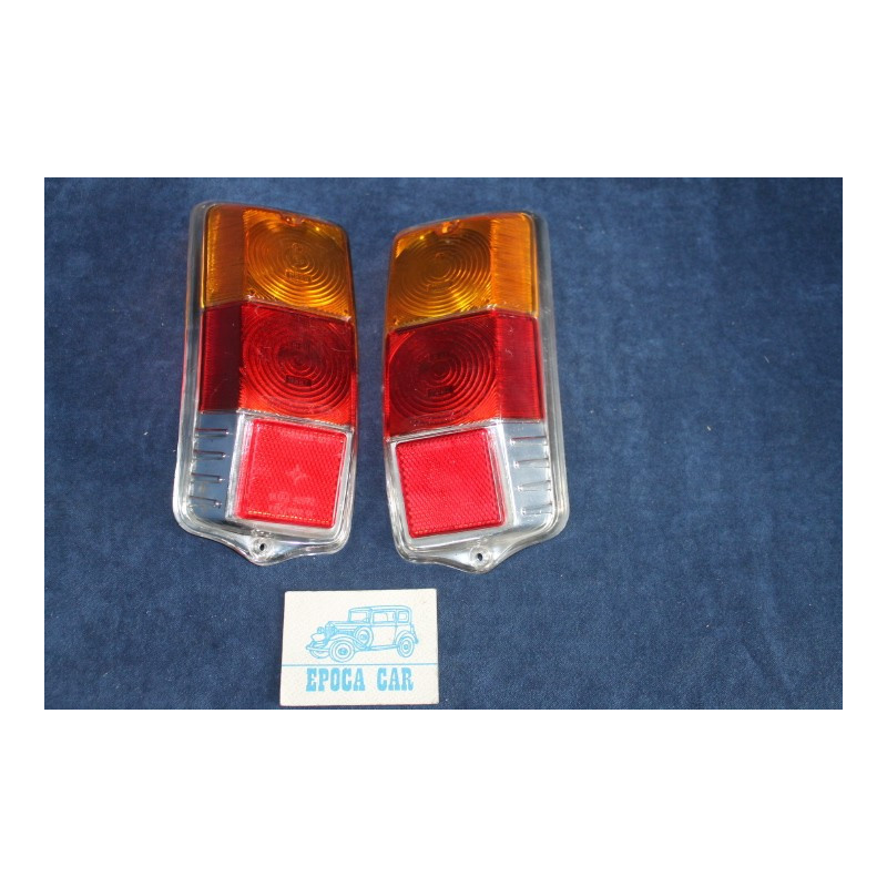 PAIR LENSES (DRAWING CIRCLES) FOR REAR LIGHTS  CATALUX