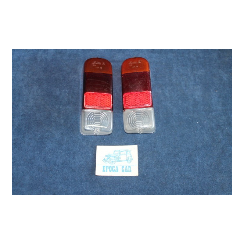 500 D  PAIR LENSES (3 COLORS) FOR REAR LIGHTS (U.S.A. VERSION ?)   BELLU'