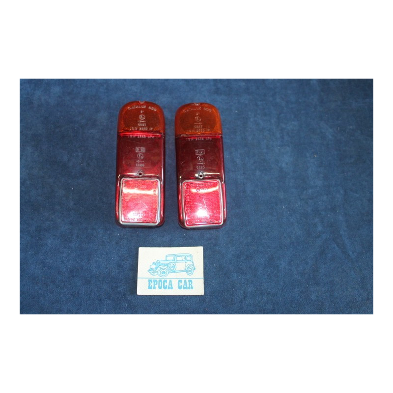 600 D - MULTIPLA  PAIR LENSES WITH REFLECTORS FOR REAR LIGHTS   CATALUX