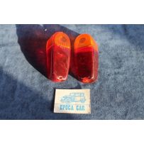 600 2°S  PAIR LENSES FOR REAR LIGHTS   P.V.