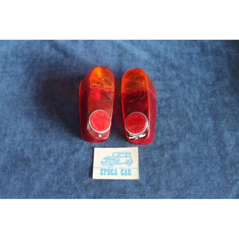600 2°S  PAIR LENSES FOR REAR LIGHTS WITH REFLECTORS   CARELLO