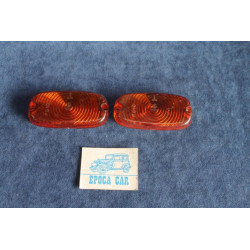 600 VAN - MINIBUS  PAIR ORANGE LENSES FOR FRONT LIGHTS   P.V.