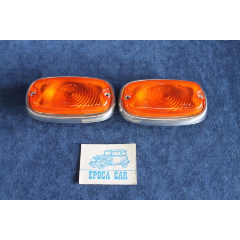 PAIR ORANGE FRONT LIGHTS   CATALUX