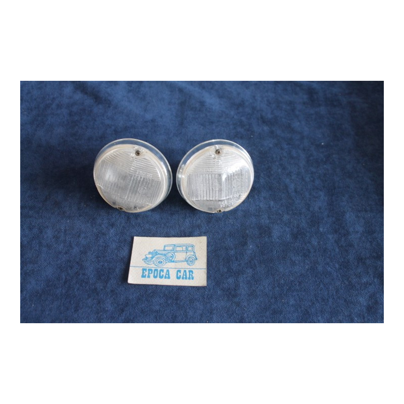 850 COUPE' 1°S  PAIR CLEAR FRONT LIGHTS   STARS