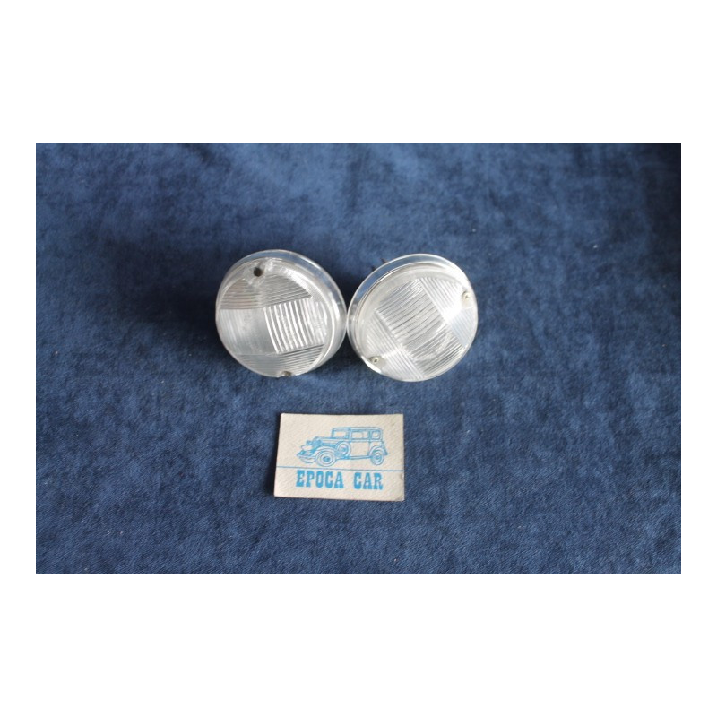 850 COUPE' 1°S  PAIR CLEAR FRONT LIGHTS   BELLU'