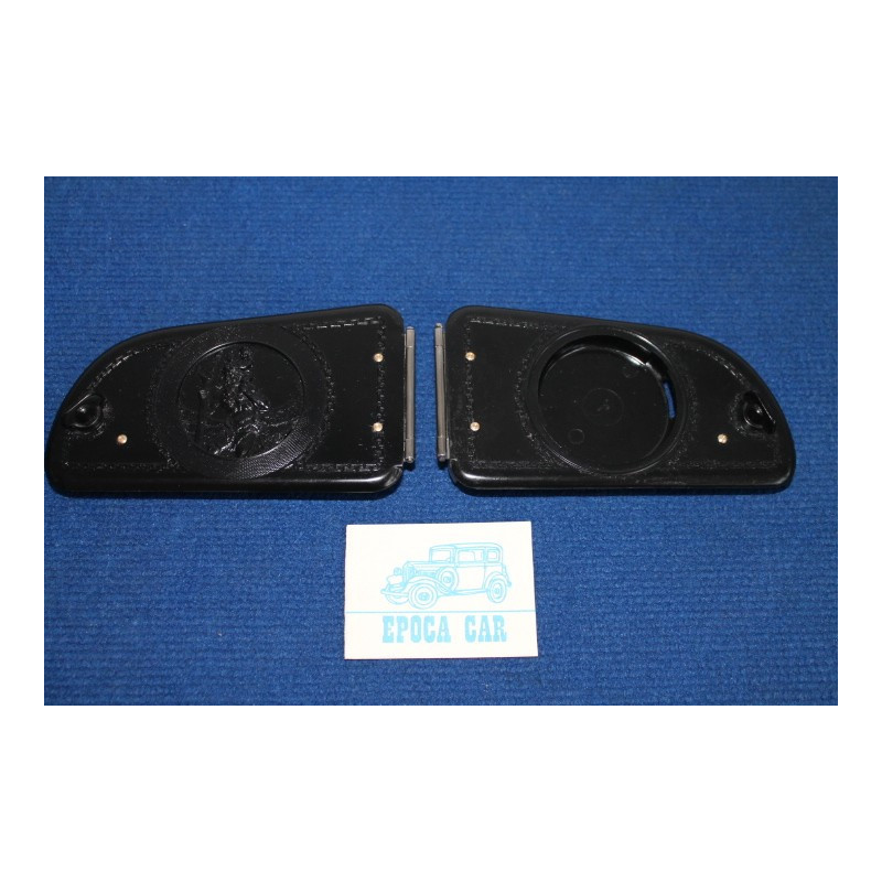 PORTELLINI CRUSCOTTO BALILLA 3 MARCE (COPPIA) CON PREDISPOSIZIONE POSACENERE DISPONIBILI NERI O MARRONI