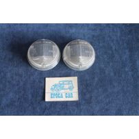 850 COUPE' 1°S  PAIR LENSES FOR FRONT LIGHTS   ARIC