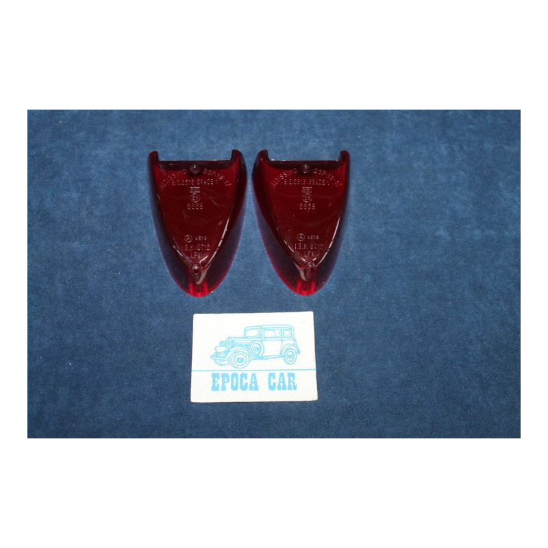 1100  COPPIA PLASTICHE ROSSE PER FANALINI POST.   ALTISSIMO