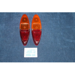 1100 (1958)  COPPIA PLASTICHE PER FANALINI POST.   COSSATO & CAROZZO