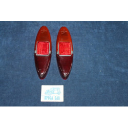 1100 (1958)  PAIR LENSES FOR REAR LIGHTS WITH REFLECTOR   BELLU'
