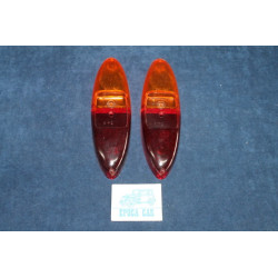 1100 (1958)  PAIR LENSES FOR REAR LIGHTS   P.V.