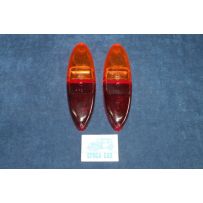 1100 (1958)  COPPIA PLASTICHE PER FANALINI POST.   P.V.
