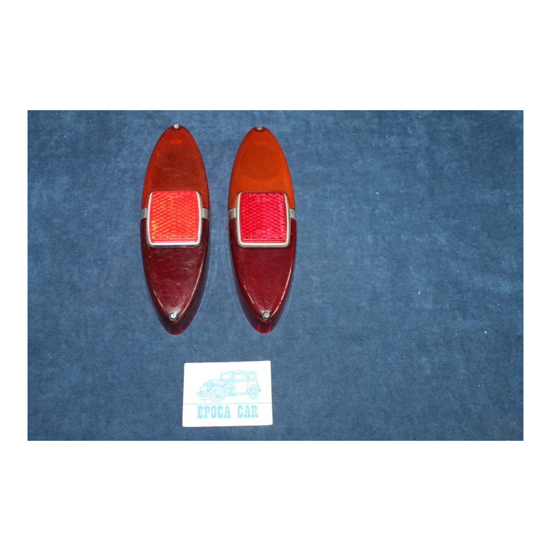 1100 (1958)  PAIR LENSES FOR REAR LIGHTS WITH REFLECTOR