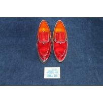 1100 (1958)  PAIR PLASTIC REAR LIGHTS COMPLETE   LEART