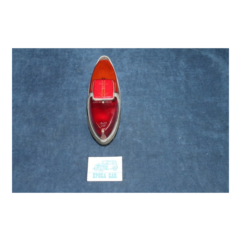 1100 (1958)  FANALINO POST. IN ALLUMINIO   PLASTICHE BELLU' E LEART SU CORPO FANALE LEART