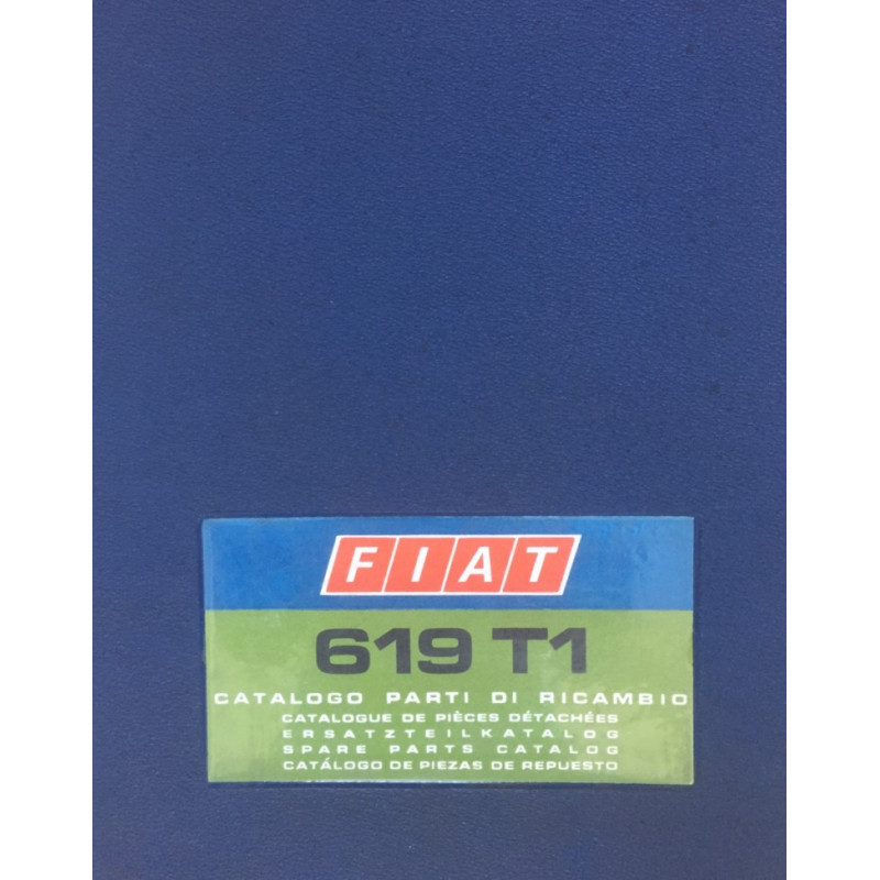 619 T1    CATALOGO PARTI DI RICAMBIO (2° EDIZIONE 1973) buono stato