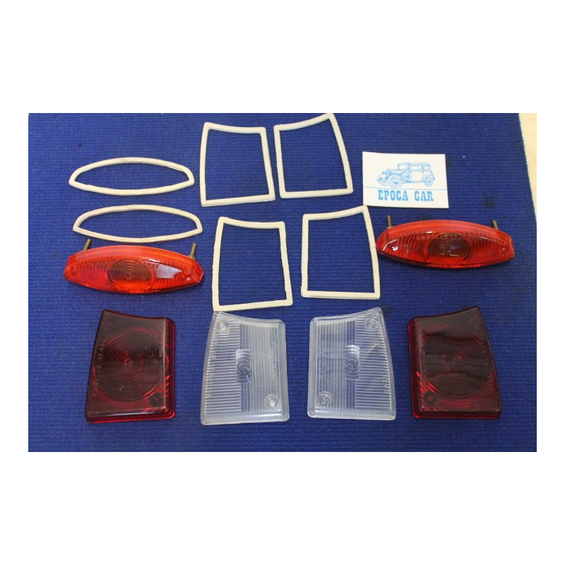 SET TAIL LIGHT LENSES CARELLO + SEALS
