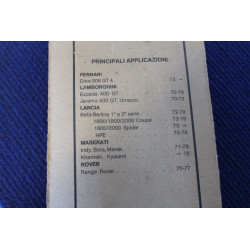 COPPIA TERGICRISTALLO CARELLO CM 46 ANTIVENTO SATINATO COD 71194000