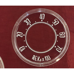 PLEXIGLASS INSIDE INSTRUMENTS U.S.A. 1300 cc VELOCE. (3 PC.) TOP QUALITY