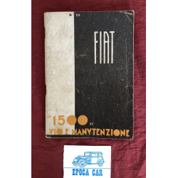 LIBRETTO USO E MANUTENZIONE ORIGINALE  STAMPATO 1937